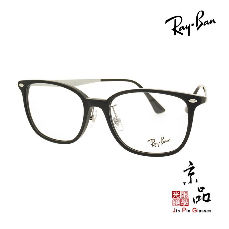 【RAYBAN】RB 5403D 2000 黑框 金屬鏡腳 54mm 雷朋光學眼鏡 公司貨 JPG京品眼鏡