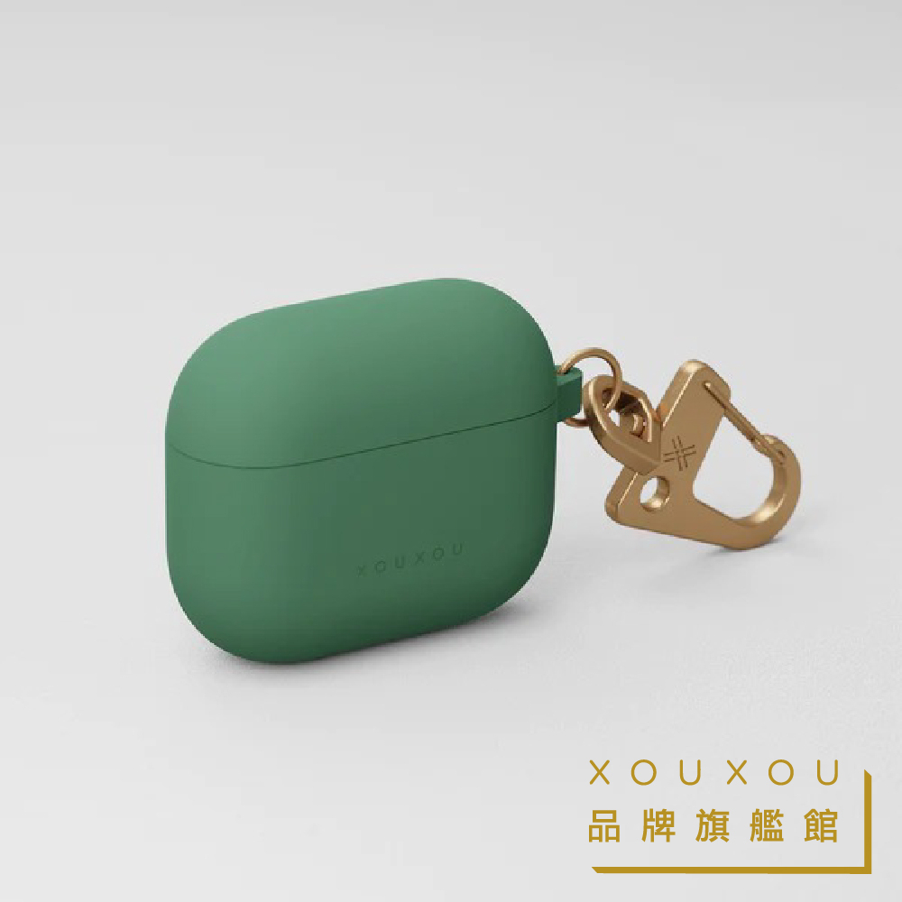 XOUXOU / AirPods 3 矽膠耳機套-鼠尾草綠SAGE