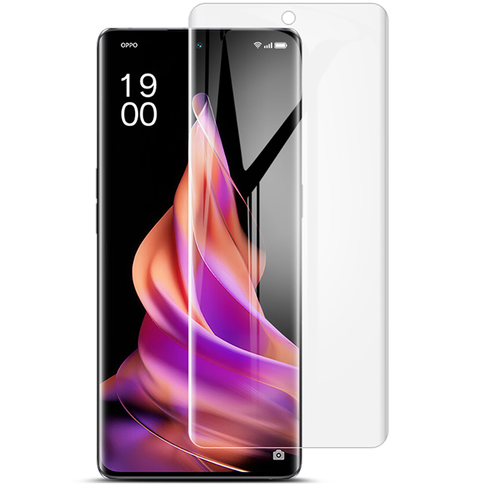 OPPO Find X5 Pro (曲面螢幕) UV固化防爆膜 保護膜 抗暴膜-2片裝(含燈)