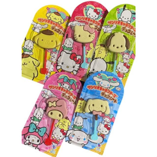 {現貨} 日本 FUJIYA 不二家 三麗鷗造型巧克力棒 巧克力棒棒糖 可可棒