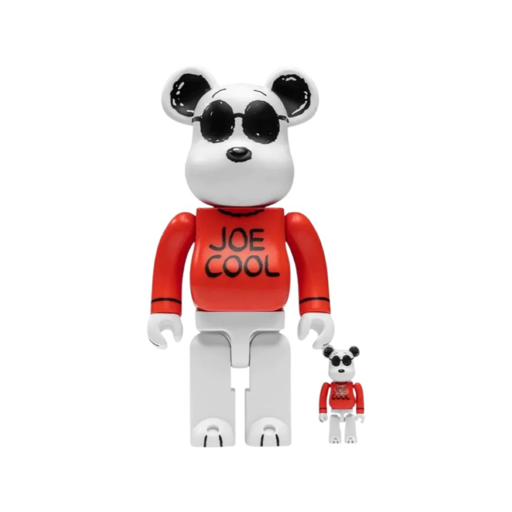 【LunaShop 現貨】BE@RBRICK JOE COOL PEANUTS SNOOPY 400%+100% 史努比