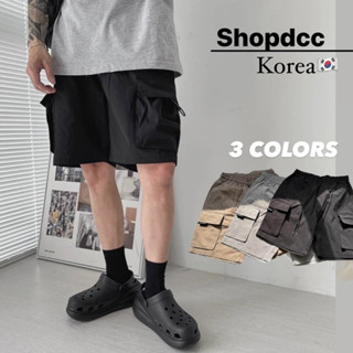【Shopdcc】 🇰🇷韓國街頭抽繩尼龍寬鬆短褲 工裝 軍裝 短褲 復古 男生短褲 男生 寬鬆 運動褲 健身褲 運動