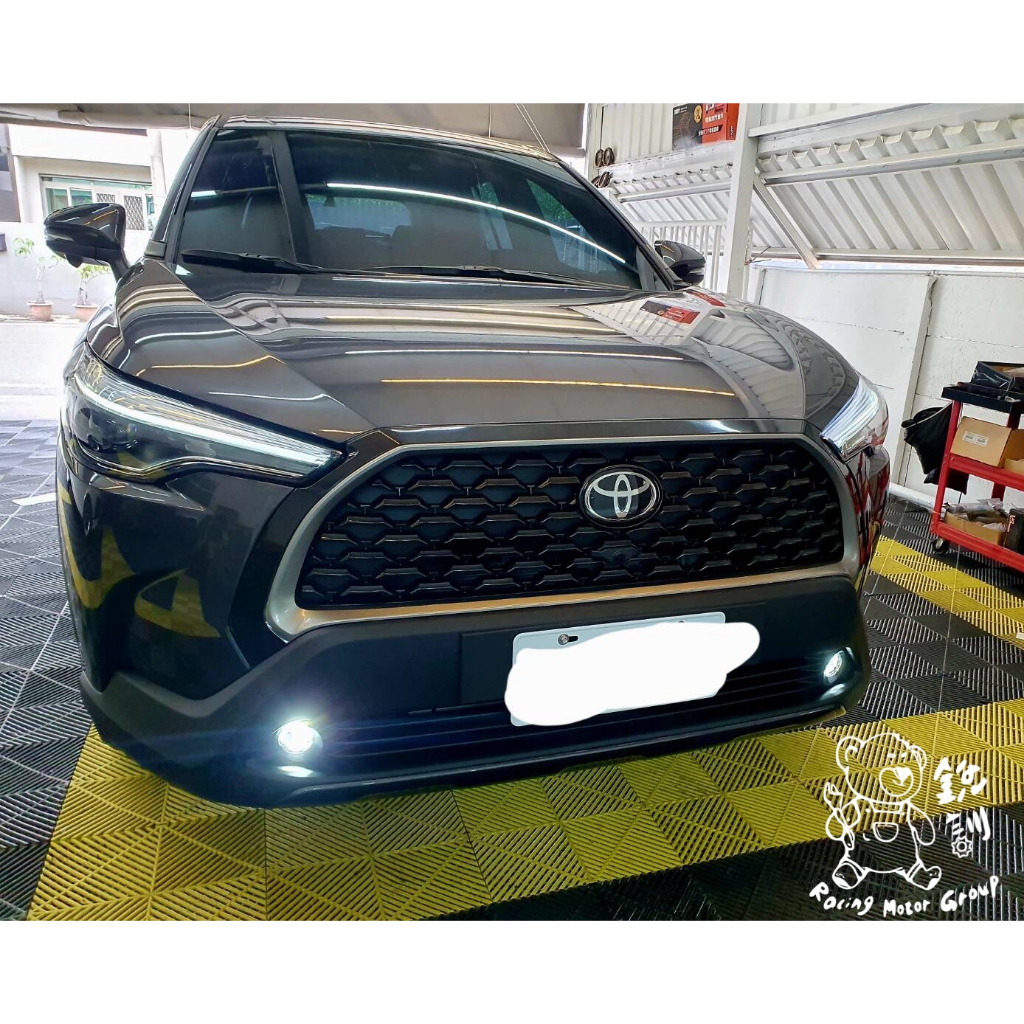 銳訓汽車配件精品 Toyota Corolla Cross 安裝 原廠LED霧燈總成+霧燈框+線組+霧燈開關 (白光)