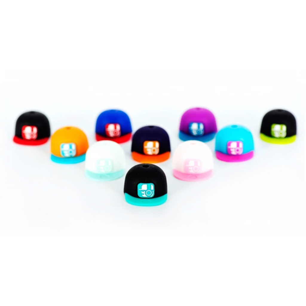 【SIMPLE WEAR】棒球帽造型耳機塞捲線器-顏色隨機出貨