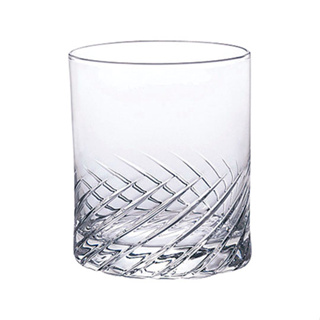 日本ADERIA石塚晶透菱紋玻璃杯/酒杯/300ml