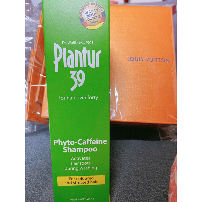 【Plantur39】絲滑光澤再現 植物與咖啡因洗髮露 染燙受損髮 （黃標）250ml