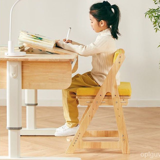 【爆款特賣】書桌座椅 傢用寶寶餐椅 小學生可陞降寫字椅 椅子 實木兒童學習椅 SKXC