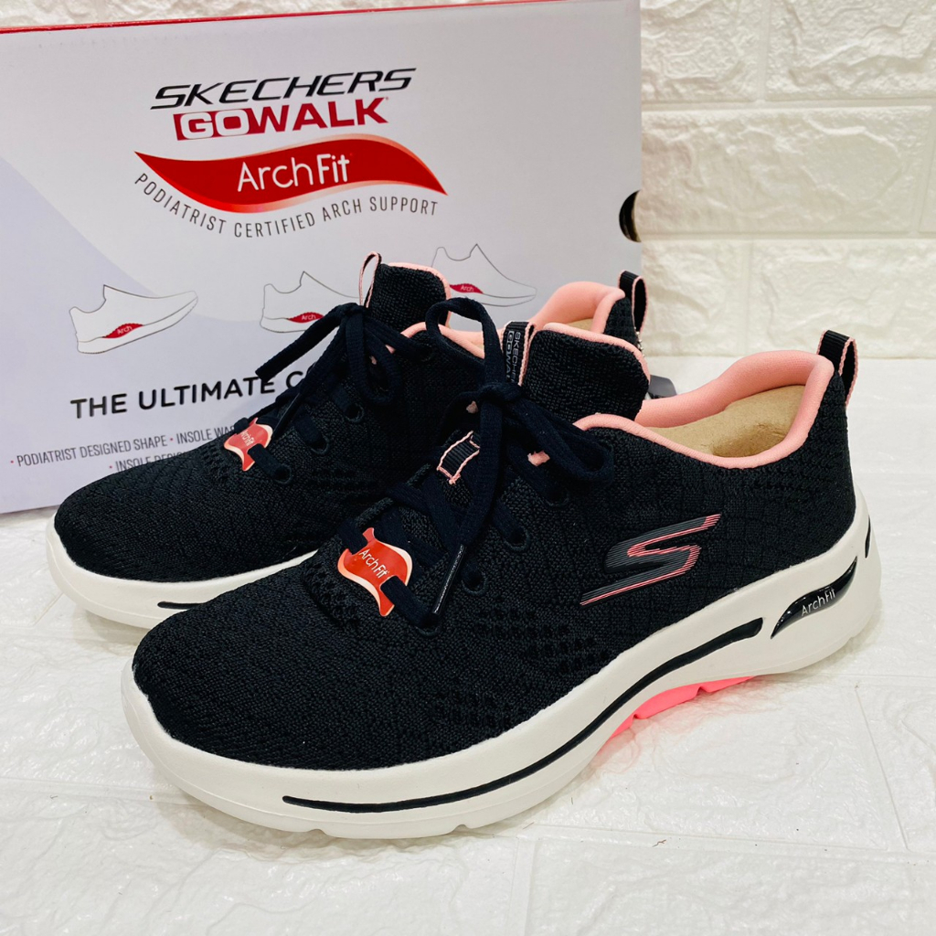 💯公司貨🌈SKECHERS 【女款】Arch Fit 型號124403BKPK 久站 健走鞋 運動鞋