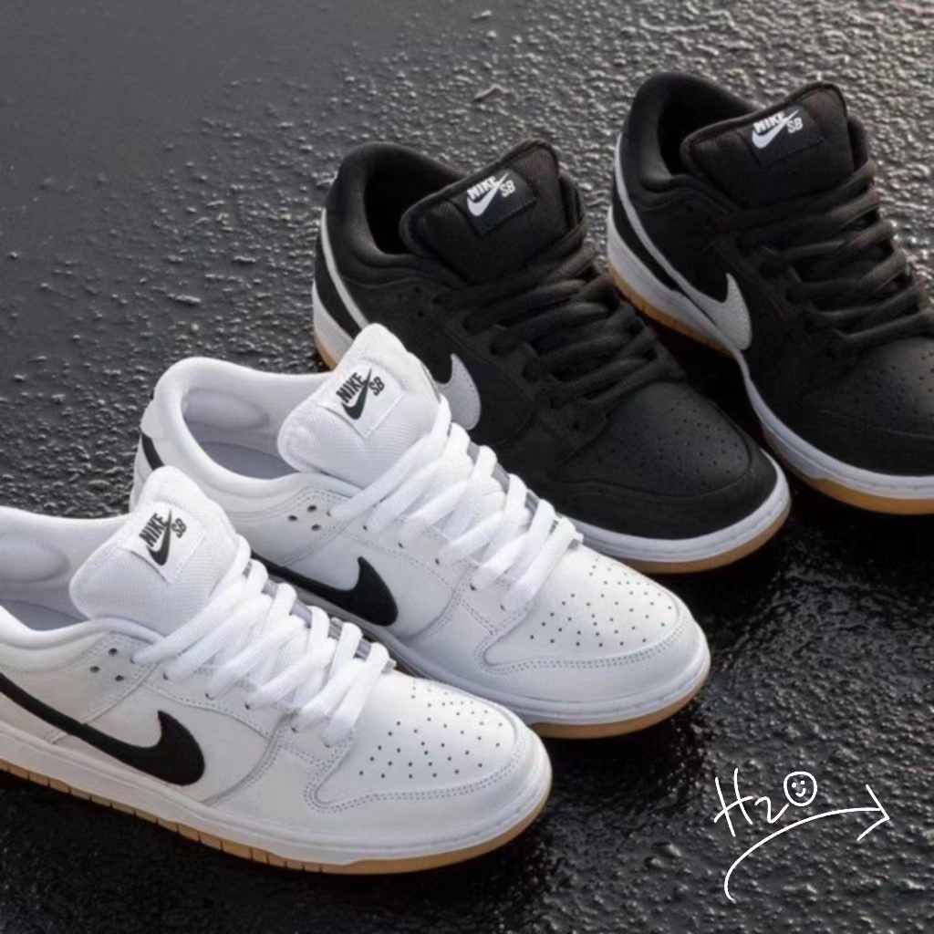 Nike SB Dunk Low 生膠底 低幫 男女同款 黑白 CD2563-006 白黑 CD2563-101 Nike SB Dunk Low 生膠底 低幫 男女同款 黑白 CD2563-006 白黑 CD2563-101