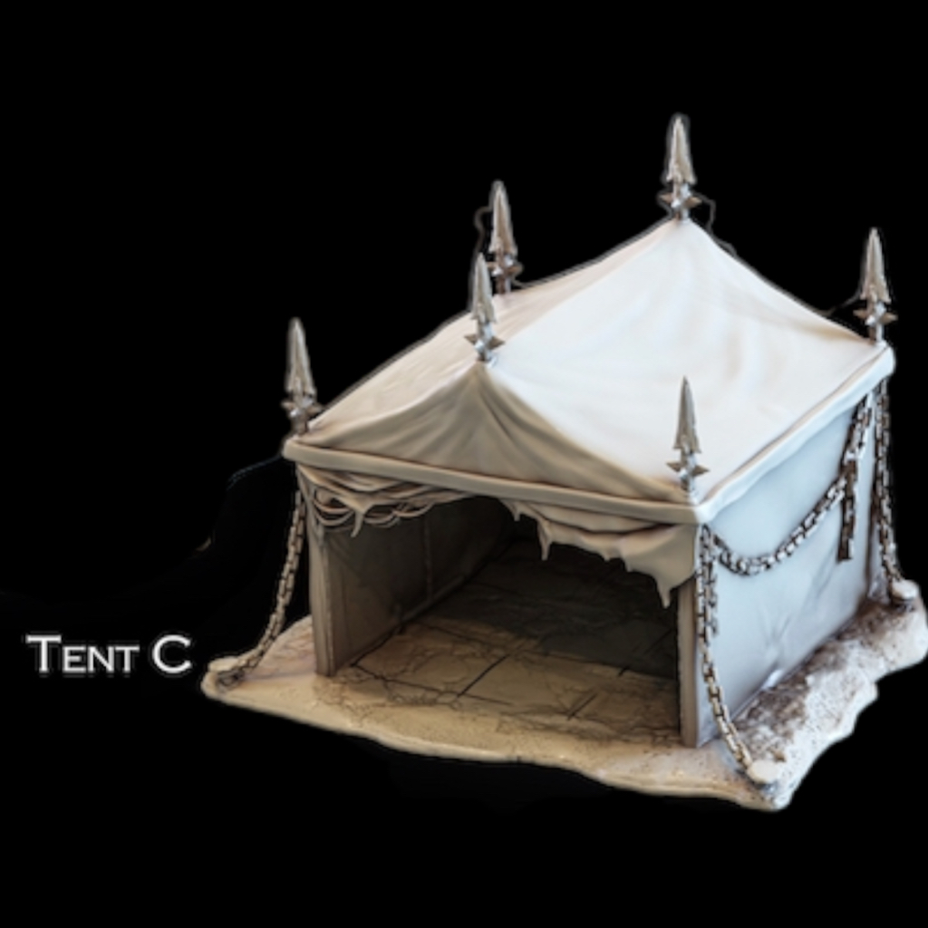 Tazo工坊[代客列印BM] 模組化帳篷CModular Tents vesion3 3D列印模型PC3