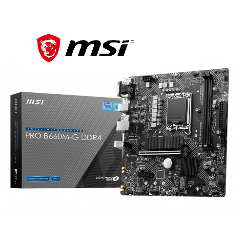 🏆★現貨速發★🏆 MSI 微星 PRO B660M-G DDR4 電競 LGA 1700 主機板