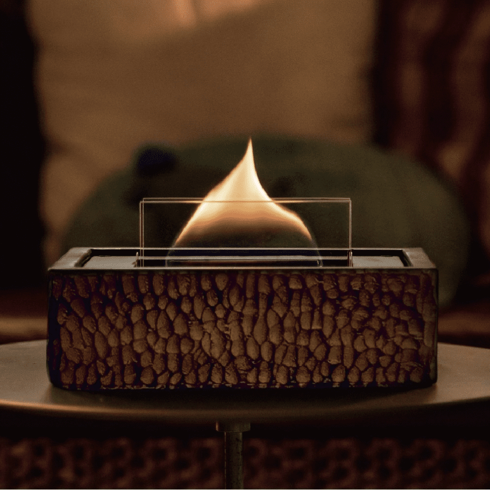 O-GRILL WB-090 火舞台木鑿紋［LUYING森之露］火焰舞台 露營 戶外 氣氛 照明 氛圍 營火