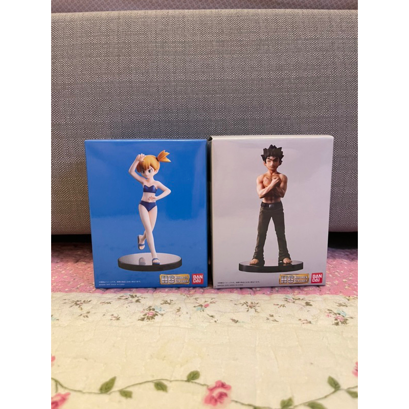 絕版 日版 神奇寶貝 精靈寶可夢 魂商店 限定 HG 系列 道館館主 小剛 小霞 兩款不分售 附輸送箱 彩盒高約14公分