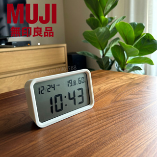 【台灣出貨】一個免運 可刷卡 無印良品 MUJI 數字鐘 小 時鐘 電子鐘 掛鐘 鬧鐘