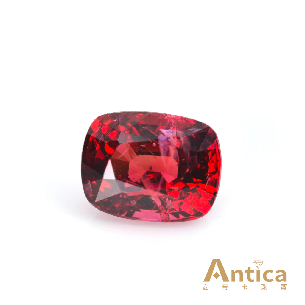 [ANTICA] 尖晶石 1.55克拉 紅色 方枕 緬甸 天然無燒 Spinel 非絕地武士尖晶石（經理推薦 安帝卡珠寶