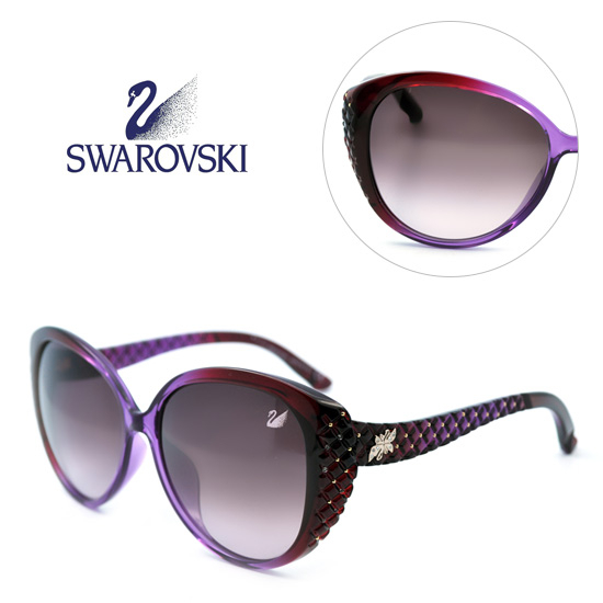 麗睛眼鏡【施華洛世奇 SWAROVSKI】可刷卡分期/精品太陽眼鏡 SW9054 天鵝眼鏡 天鵝太陽眼鏡 水鑽墨鏡