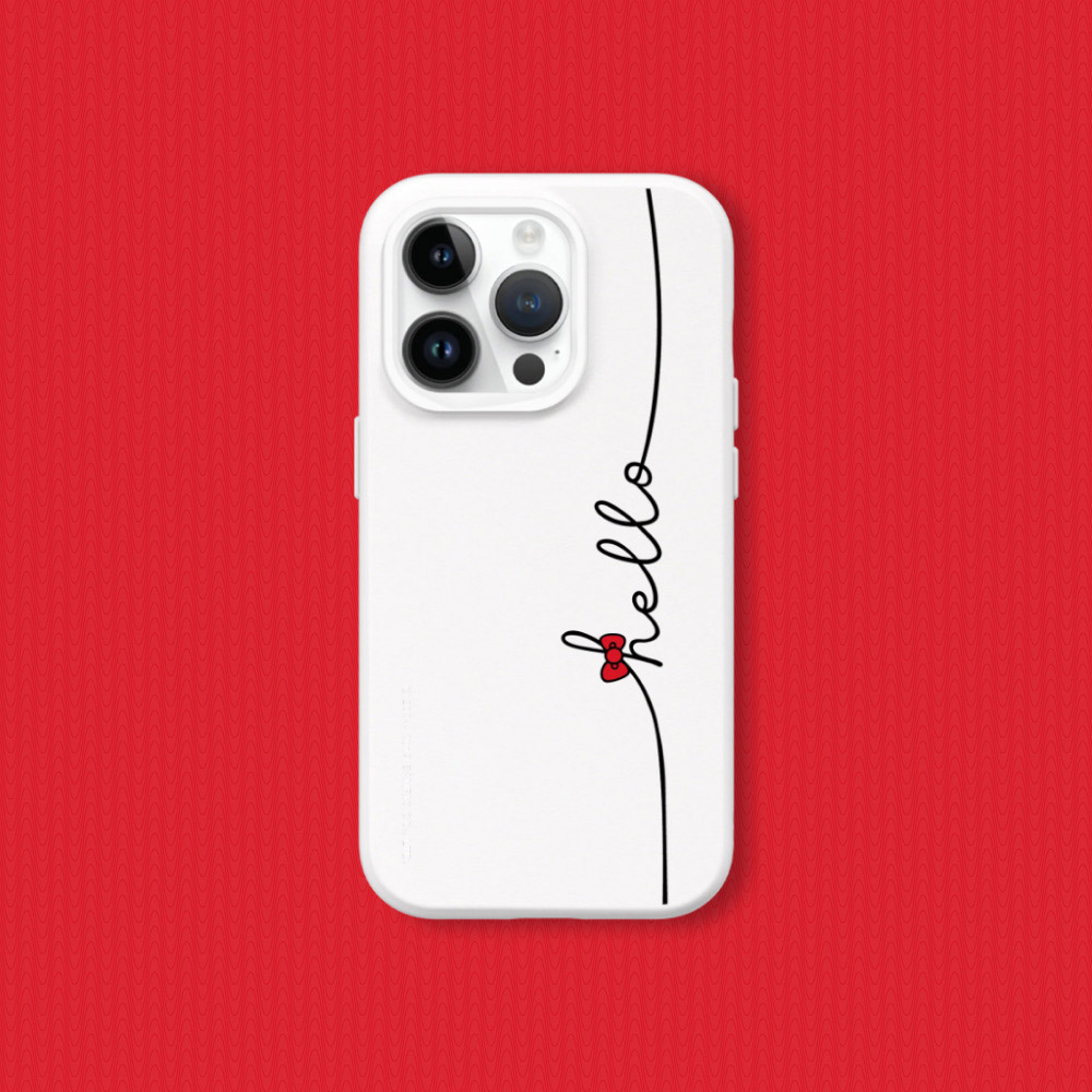 犀牛盾 適用iPhone SolidSuit經典背蓋防摔手機殼/Hello Kitty-妳好