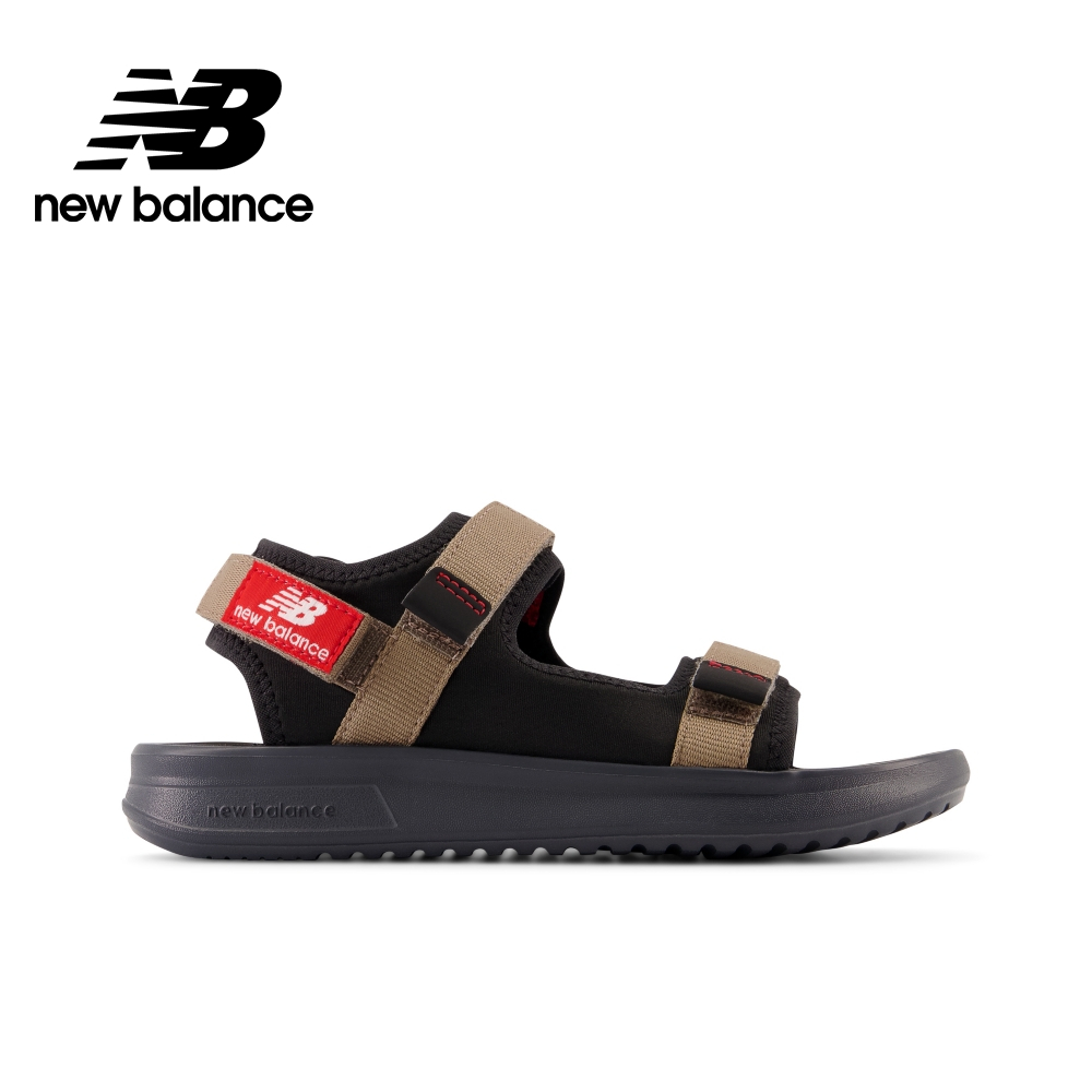 【New Balance】 NB 童鞋涼鞋_中性_卡其黑_YH750OB-W楦 大童