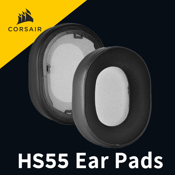海盜船 CORSAIR HS55 耳機 專用耳罩/黑色/白色 官方旗艦館