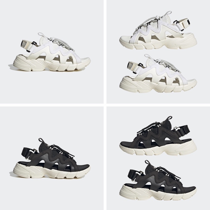 【R-MAN】ADIDAS ASTIR SNDL W 春夏 黑 HP9569 白 HP2185 涼鞋 運動 厚底 三葉草