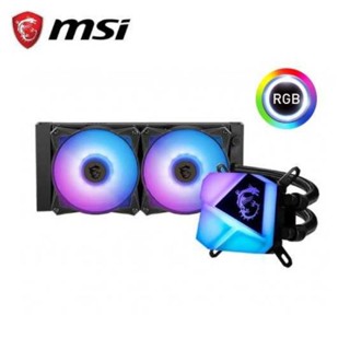 （全網最便宜五年保）MSI微星 MAG CoreLiquid C240 A.RGB冷頭+風扇 水冷散熱系統（二手可議）