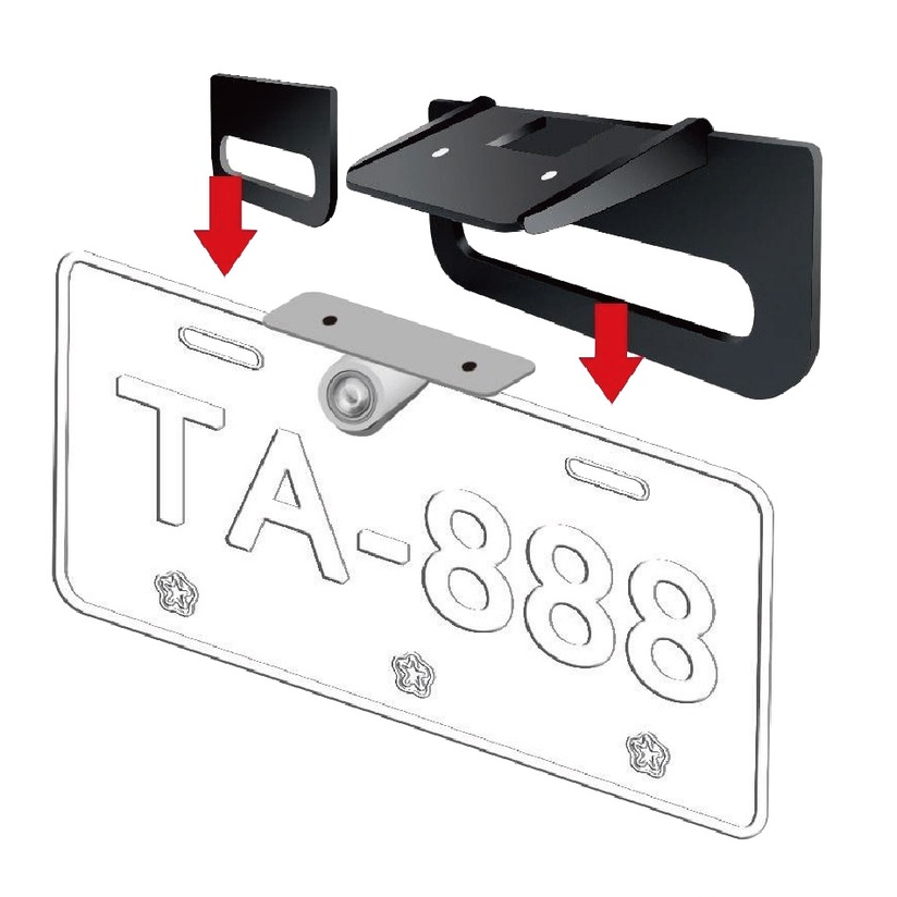 大業流通 TA-A012 後鏡頭固定支架(通用型)【真便宜】