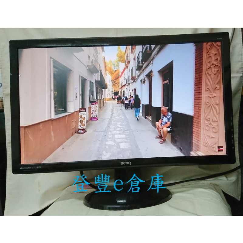 【登豐】, 幽靜巷道 BenQ 明碁 GL2450 不閃頻 24吋 VGA DVI HDMI 1920x1080 螢幕