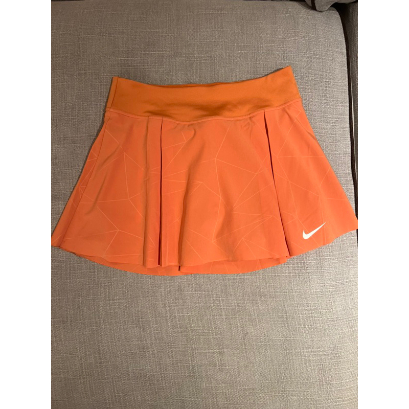 Nike橘色近全新網球裙褲裙