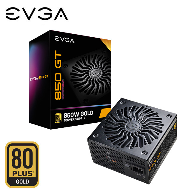 EVGA 艾維克 850 GT(80+金牌全模組七年保固三年到府收送兩年換新