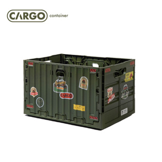 ◄WRGO►露營用品 CARGO 工業風折疊收納箱(軍綠) 公司貨