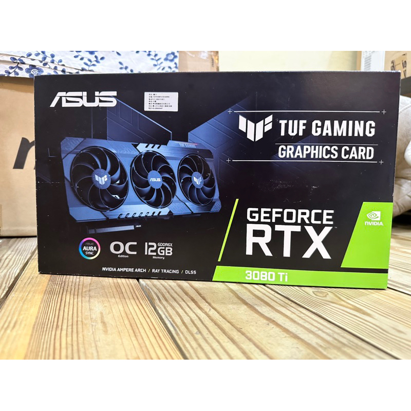 ASUS TUF GAMING OC RTX-3080Ti💯原廠盒裝💯對應序號💯保固中