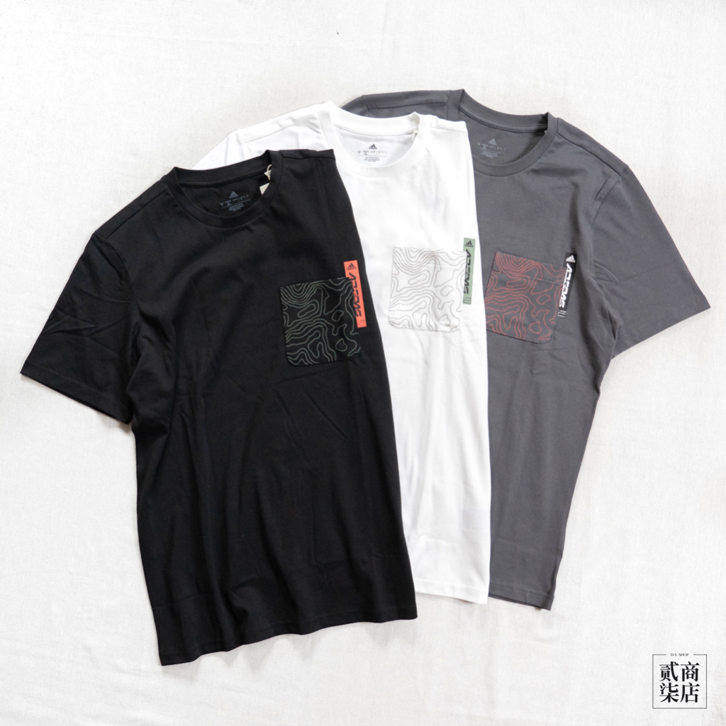 貳柒商店) adidas City E PKT Tee 男款 口袋 短袖 休閒 HR3003 H49665 H49664