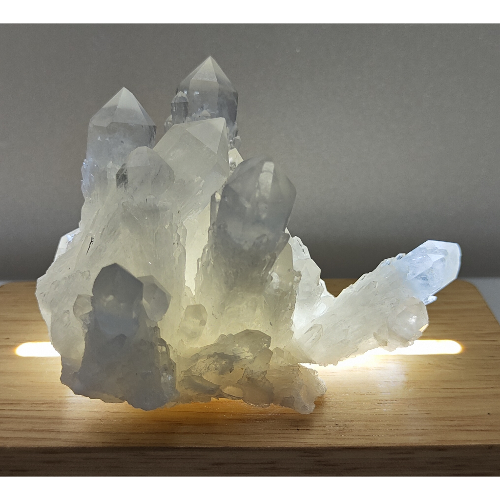 白水晶 天然白水晶簇 馬達加斯加水晶簇 天然水晶 消磁淨化 擺件 原石 原礦