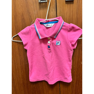 FILA 女童 Polo 上衣 90cm