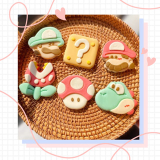 品名：#DIY手壓式可愛卡哇伊可愛Switch超級瑪利歐造型饅頭餅乾模具 全套6種圖案