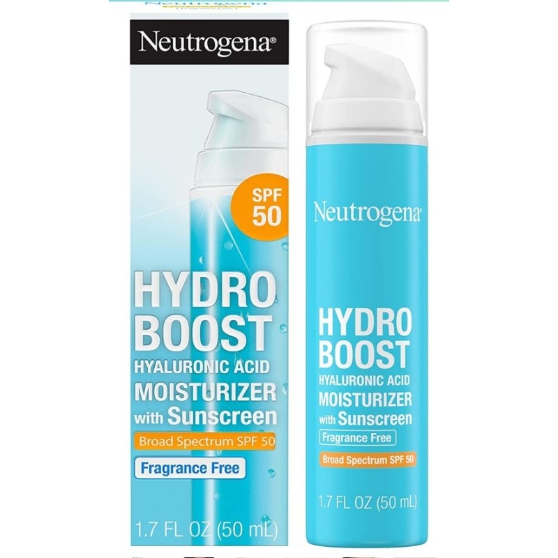 Neutrogena 露得清 Hydro Boost 臉部保濕霜,SPF 50,保濕臉部防曬乳液,不致粉刺和無香料