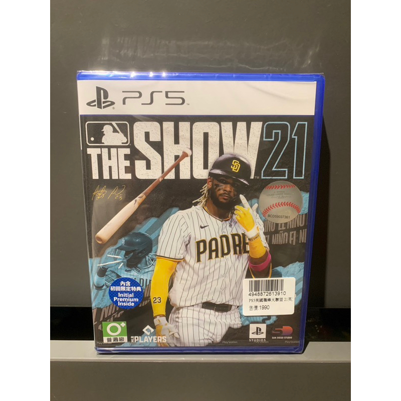 PS5全新未拆封遊戲片 MLB THE SHOW 21 （含初回限定特典）