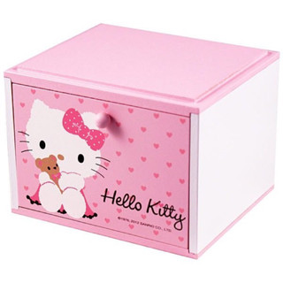 正版授權 Hello Kitty 單層收納盒 桌上收納盒 置物盒 KT-0059