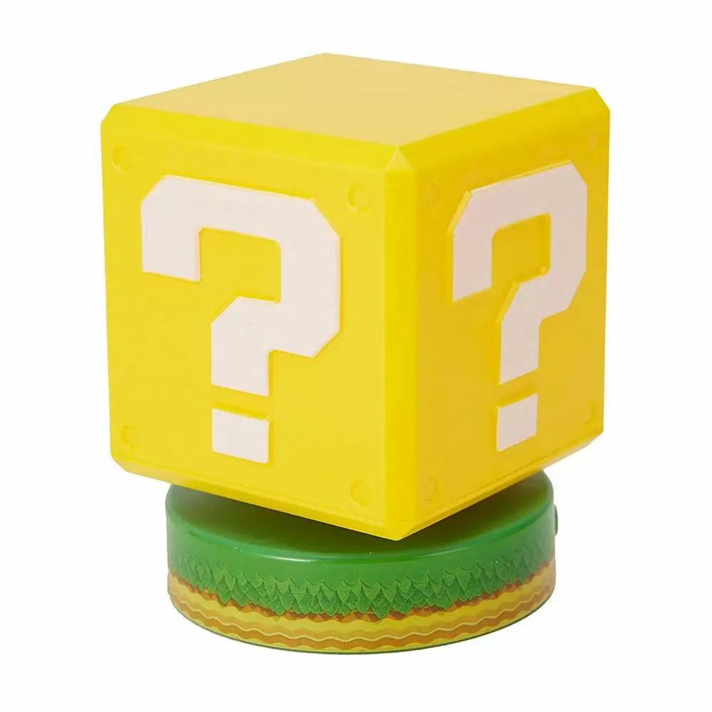 【任天堂】超級瑪利歐問號磚塊造型小夜燈/Super Mario