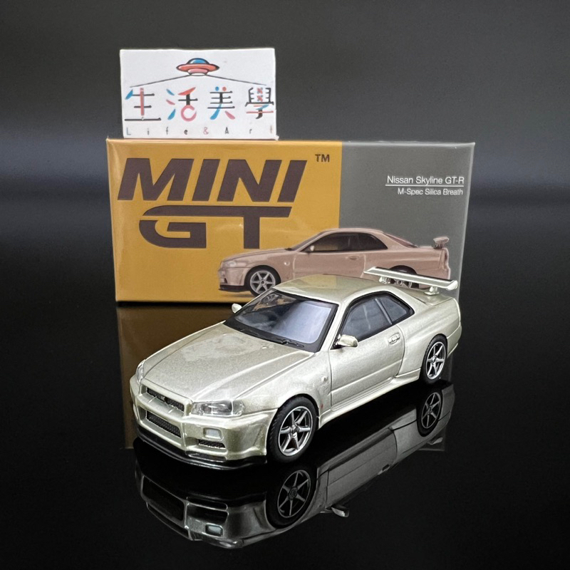 【生活美學】👏現貨秒出 1/64 Mini GT Nissan Skyline GT-R R34 GTR #348 戰神