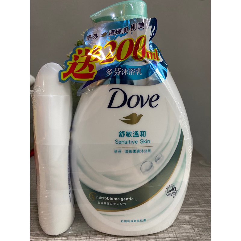 Dove多芬滋養柔膚沐浴乳1000ml-舒敏溫和