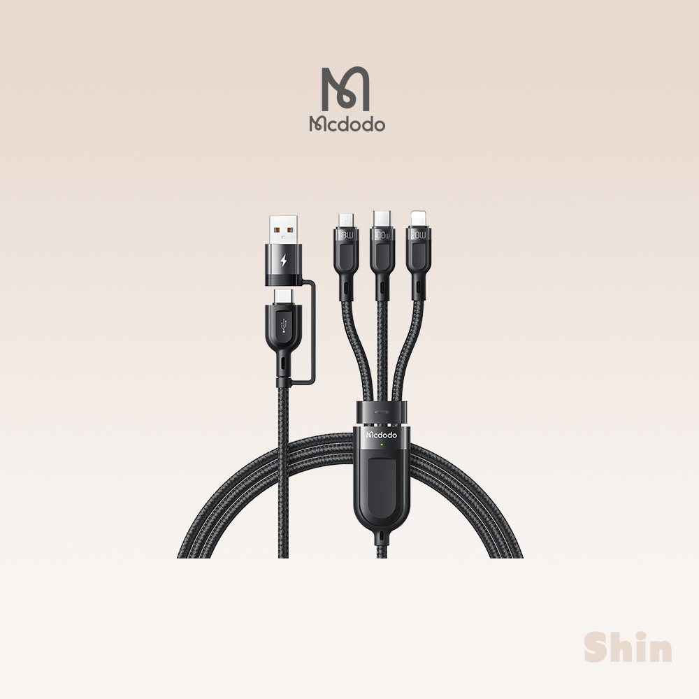 現貨24h💕【Mcdodo】迅雷系列 二分三快充充電線 Lightning/Type-C/Micro 麥多多CA-880