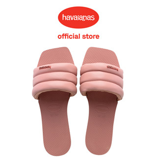 Havaianas 哈瓦仕 拖鞋 方形 流行時尚 女鞋 番紅花 YOU MILAN 4148312-3544W