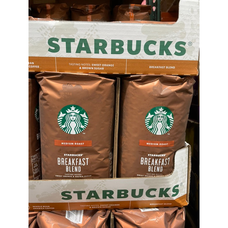 Costco 好市多 好事多星巴克 Starbucks 早餐綜合咖啡豆 1.13公斤 中烘培 超商限重五包