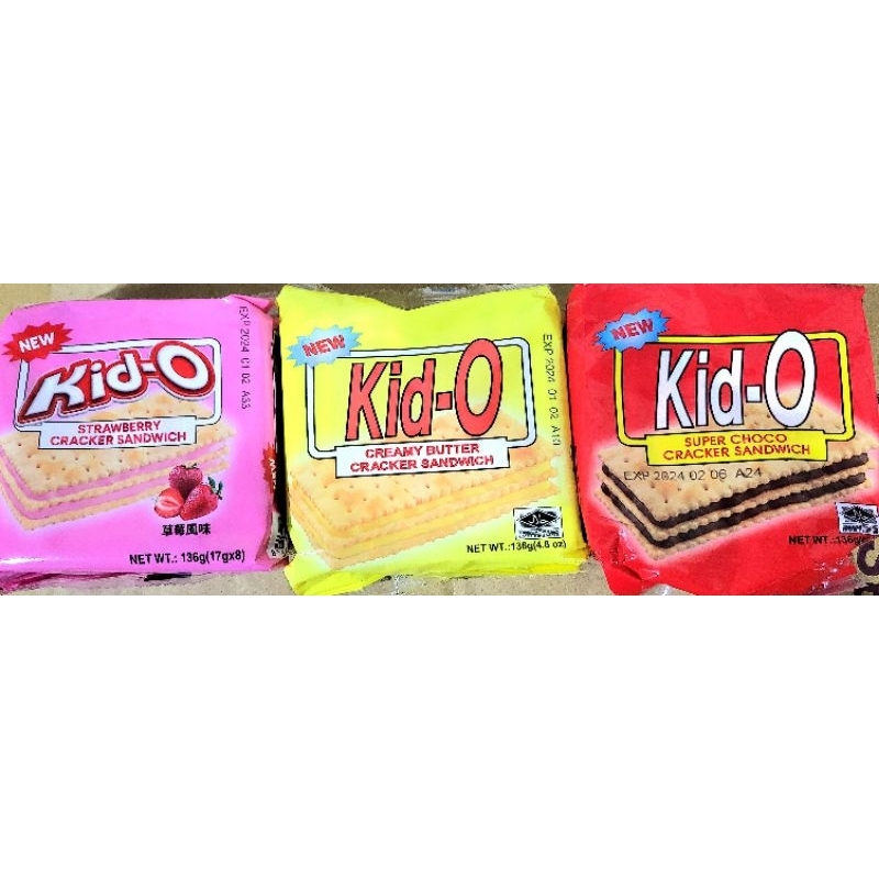 Kid-O 日清夾心餅乾 草莓 奶油 巧克力 檸檬