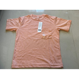（全新品）Uniqlo兒童膚色純棉短袖上衣150