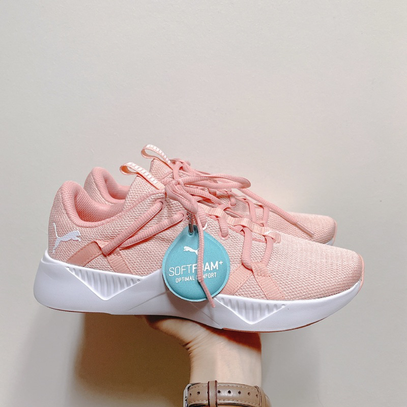 全新 正品PUMA 粉紅包覆女鞋 慢跑鞋運動鞋