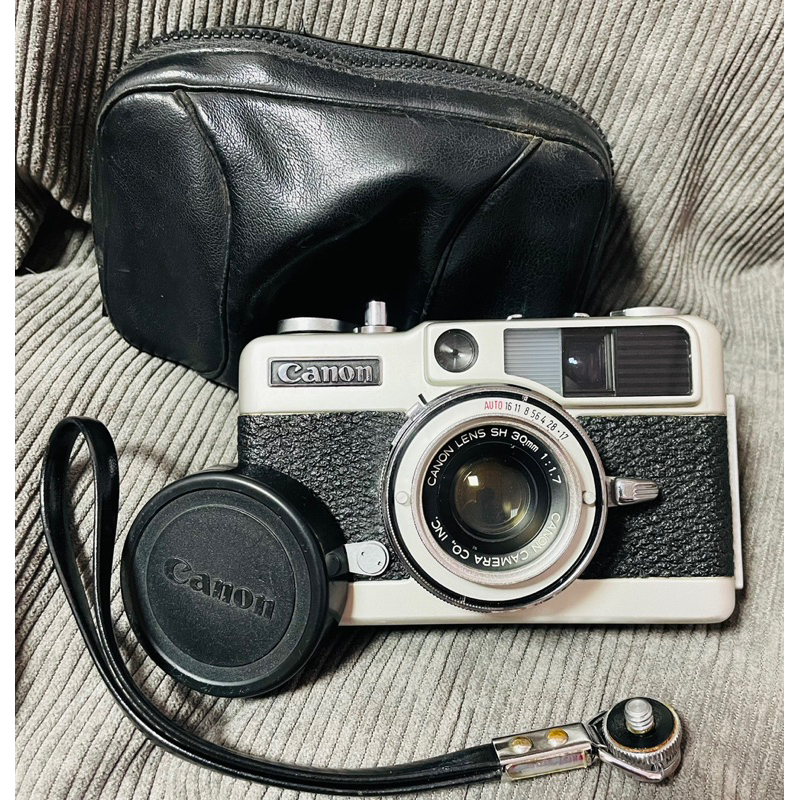 Canon Demi ee17 半格機 附原廠皮套、手挽帶、鏡頭蓋 免運