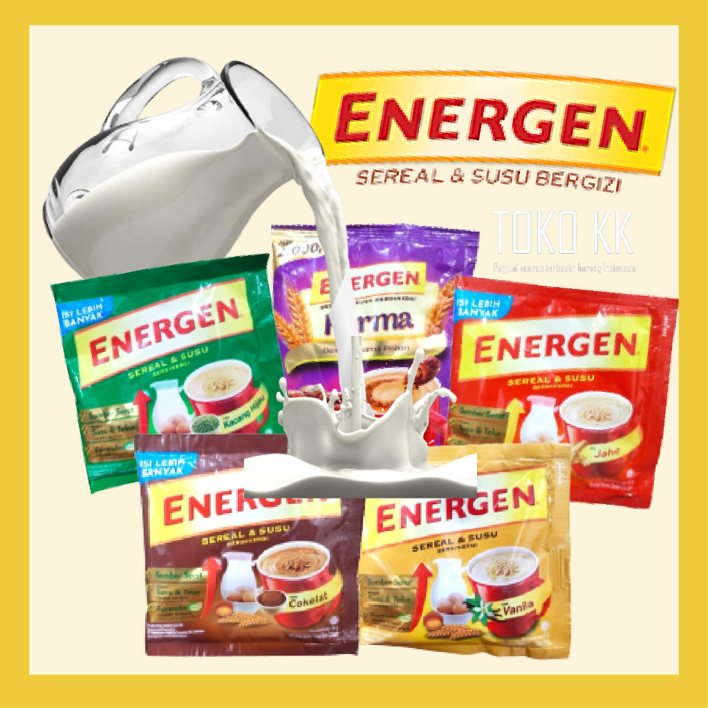 Energen Sereal kurma jahe isi 10 Susu Bergizi KFD06