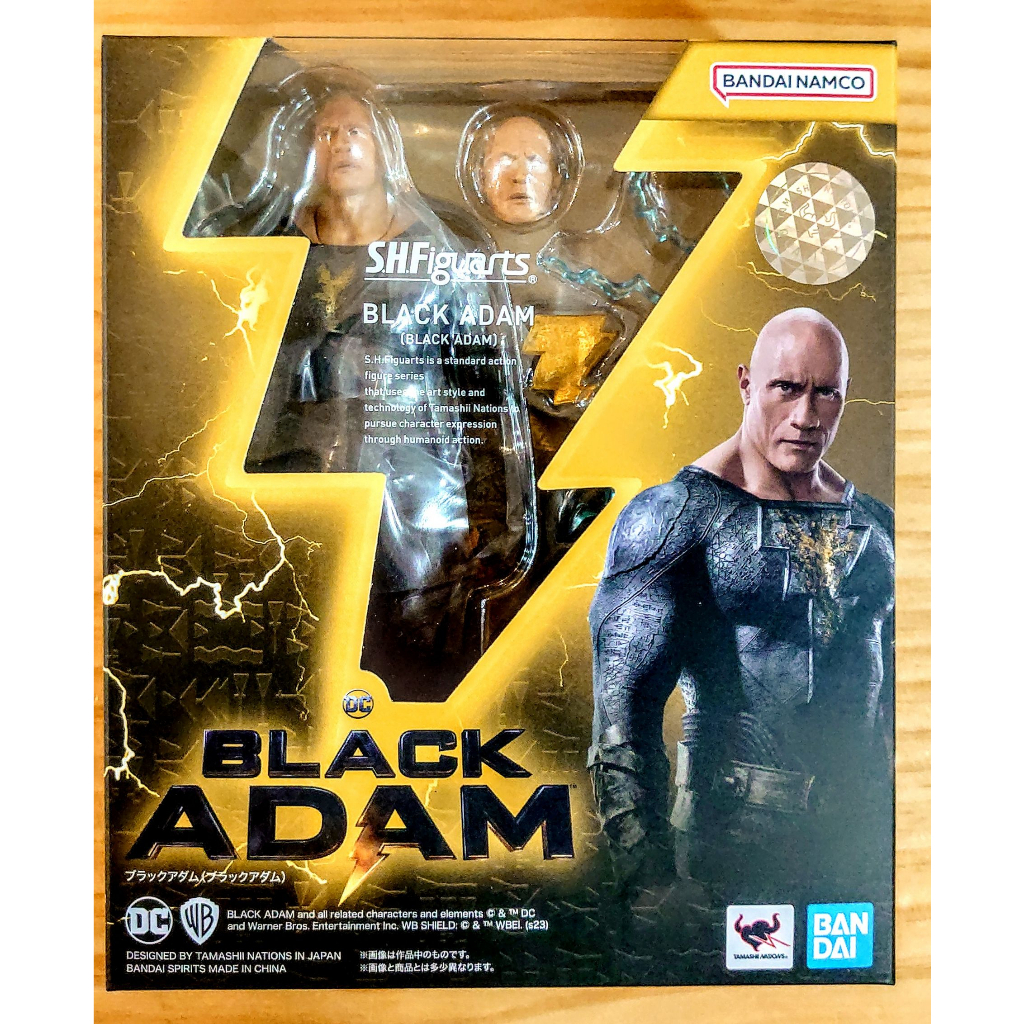 兩津[現貨]  萬代 代理 BANDAI S.H.Figuarts SHF DC 巨石強森 黑亞當 BLACK ADAM